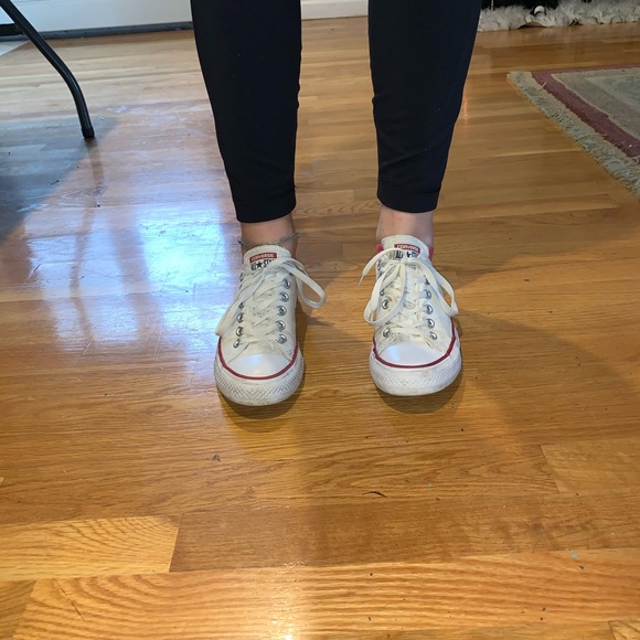 white converse sneakers - Picture 7 of 8